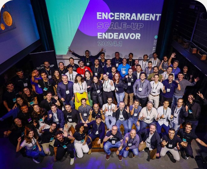 Founders da Turma Scale-Up em evento da Endeavor